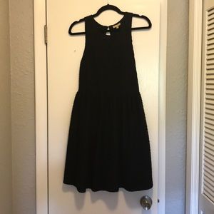 Anthropologie dress black cocktail comfy